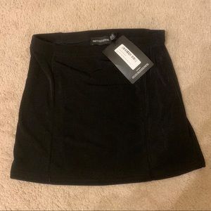 PLT micro mini skirt in black!! NEVER WORN!!